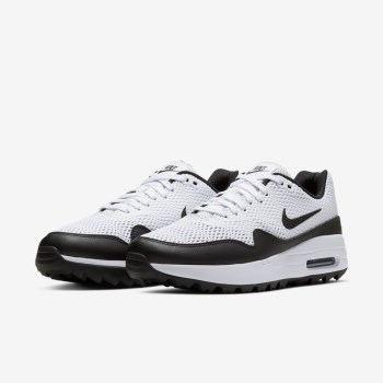 Nike Air Max 1 G - Női Golf Cipő - Fehér/Fekete